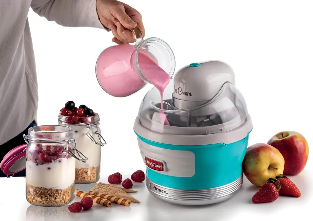Machine à glace Ariete Gran Gelato 1,5 L - Sorbetière Électrique Bleue - 8