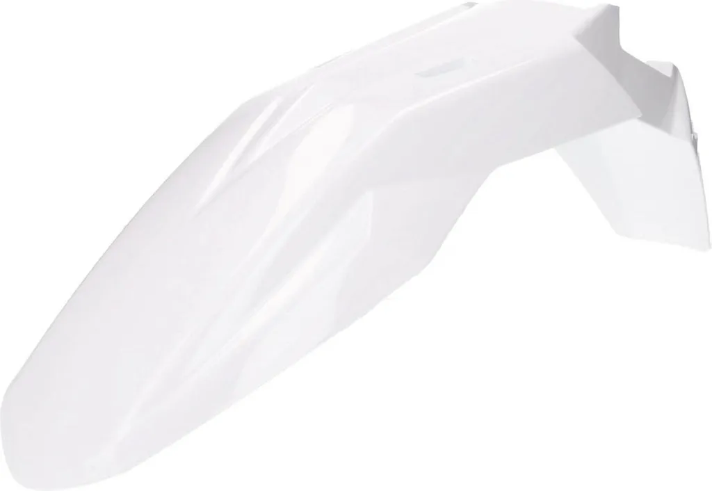 Garde-boue avant blanc pour rénover moto Derbi, pièce 2B004321000W0B origine