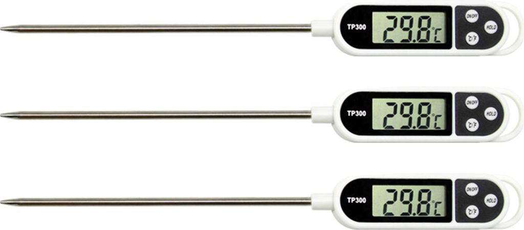 Lebensmittelthermometer, digitales Kochthermometer zum Kochen von Milchfleisch, multifunktionaler Küchentemperaturdetektor