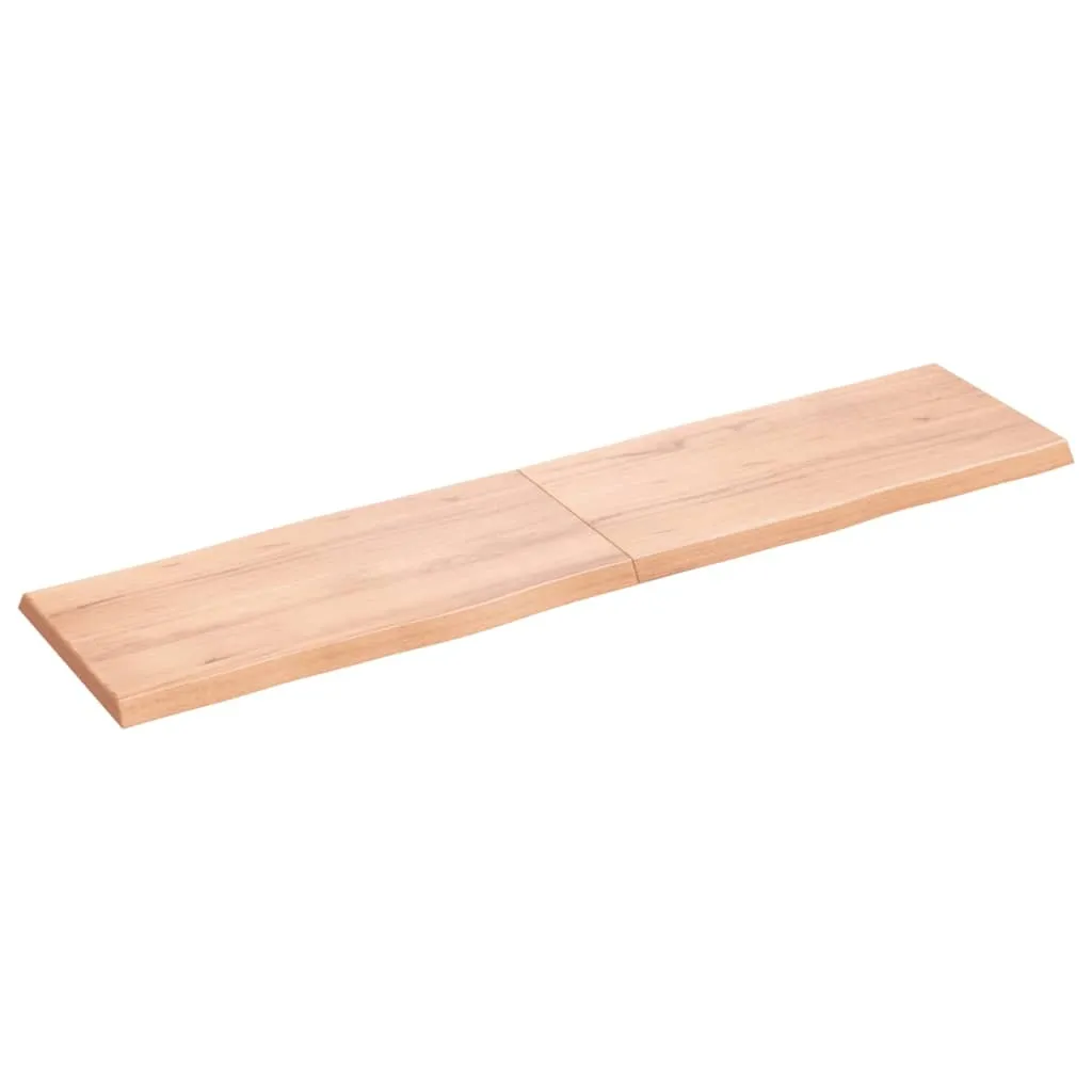 Piano Tavolo Rovere Marrone 160x40 SYFAX - Vero Legno Massello Naturale