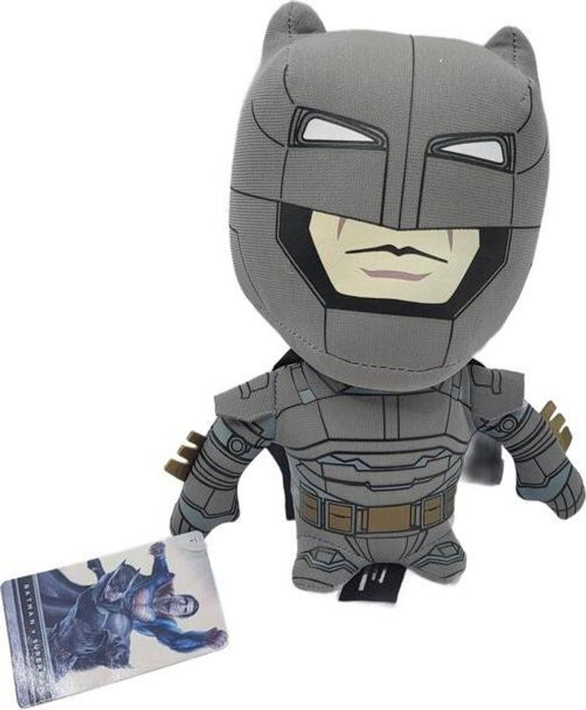 Batman vs Superman Plüsch 18cm - Auswahl: Batman Silber