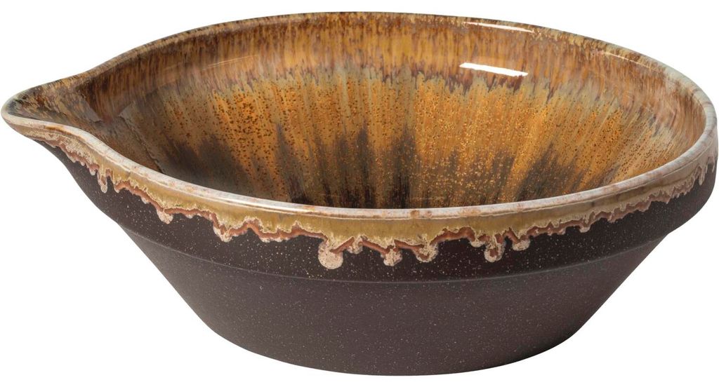 COSTA NOVA Poterie Rührschüssel, mocha-latte, Inhalt: 3,50 Liter, Höhe: 100 mm