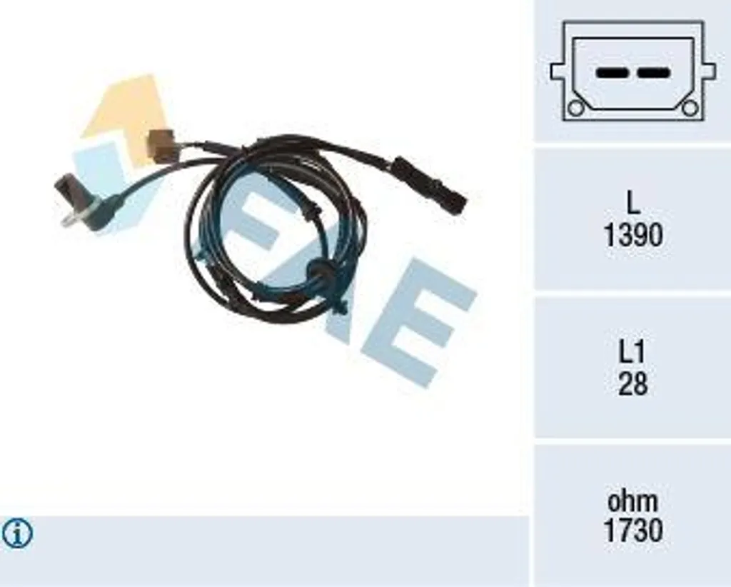 Supprimez le Voyant ABS Audi A4 avec le Capteur de Vitesse FAE 78171