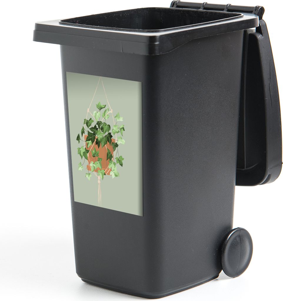 MuchoWow - Mültonnen-sticker - Sticker - Aufkleber für die Mülltonne