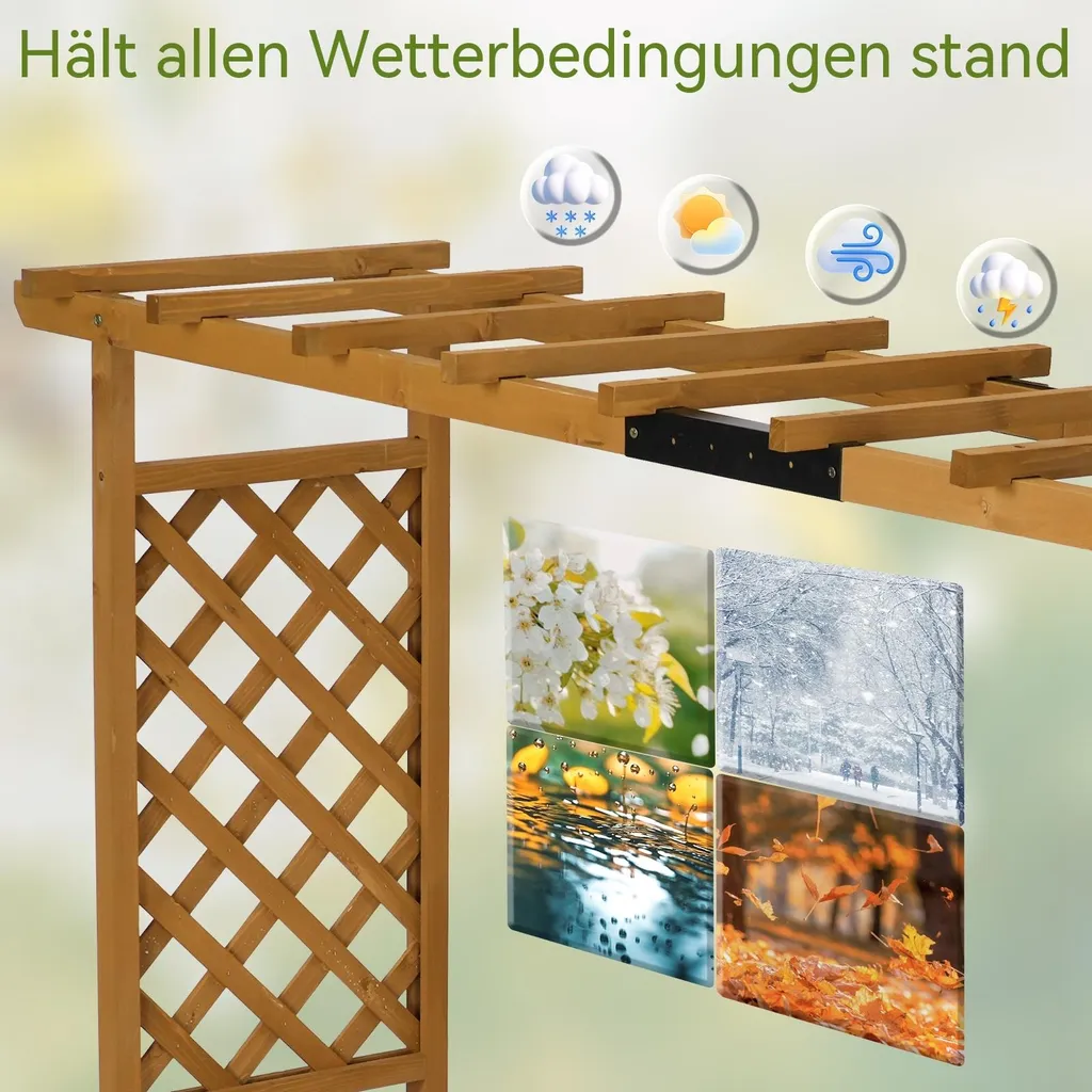 Jardinière Anti-Mal de Dos avec Drainage et Tuteur - Solution Potager