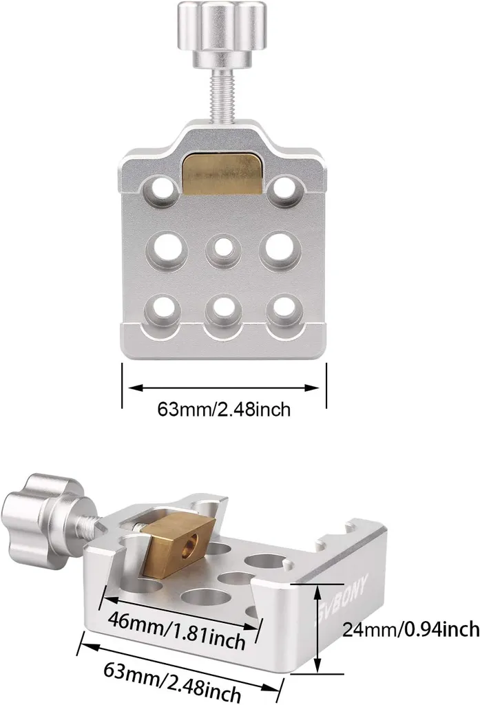 Support Télescope Queue d'Aronde Métal pour Fixation Stable et Sûre