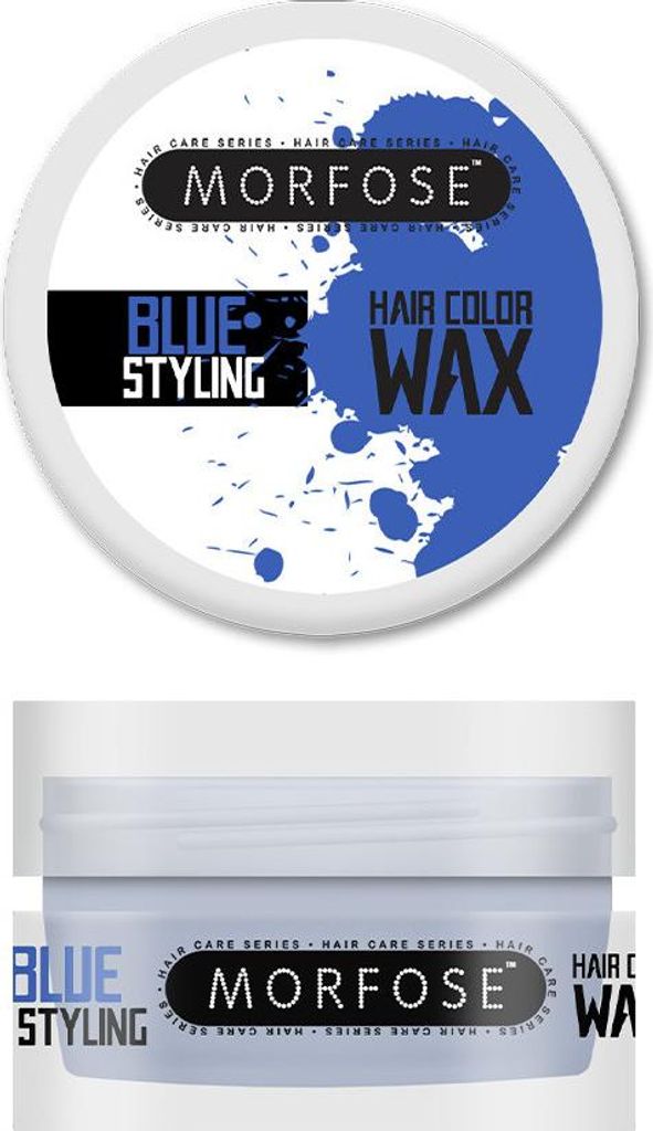 Morfose Hair Color Wax gefärbtes Haarwachs Blau Styling 100 ml