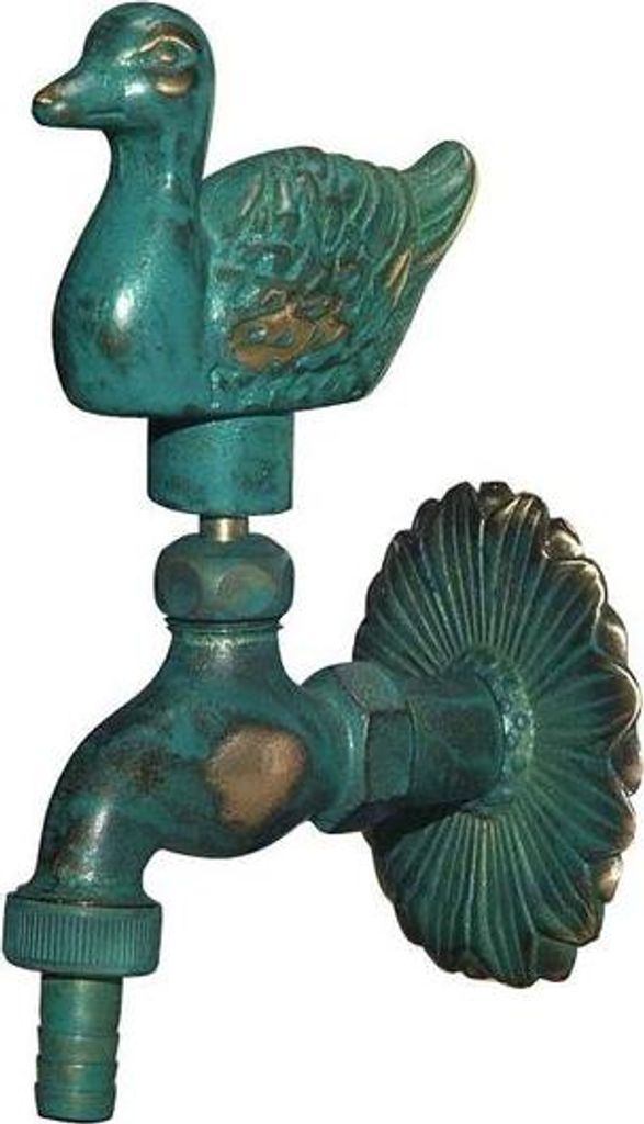 Js Nostalgie-Auslaufventil,Mit Sv Motiv:ente,Dn15,1/2",Ms-Patin.