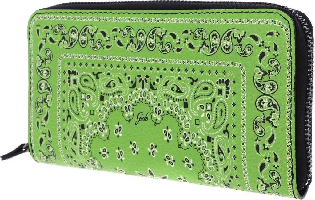 Gabs Leder Geldbörse GMONEY17 Bandana Ruga Wallet Pear Green grün