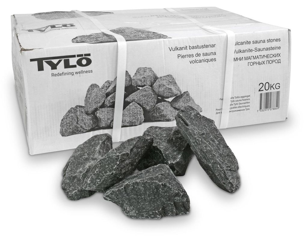 Tylö Saunasteine aus Diabas, gewaschen 20 kg Produktbild 