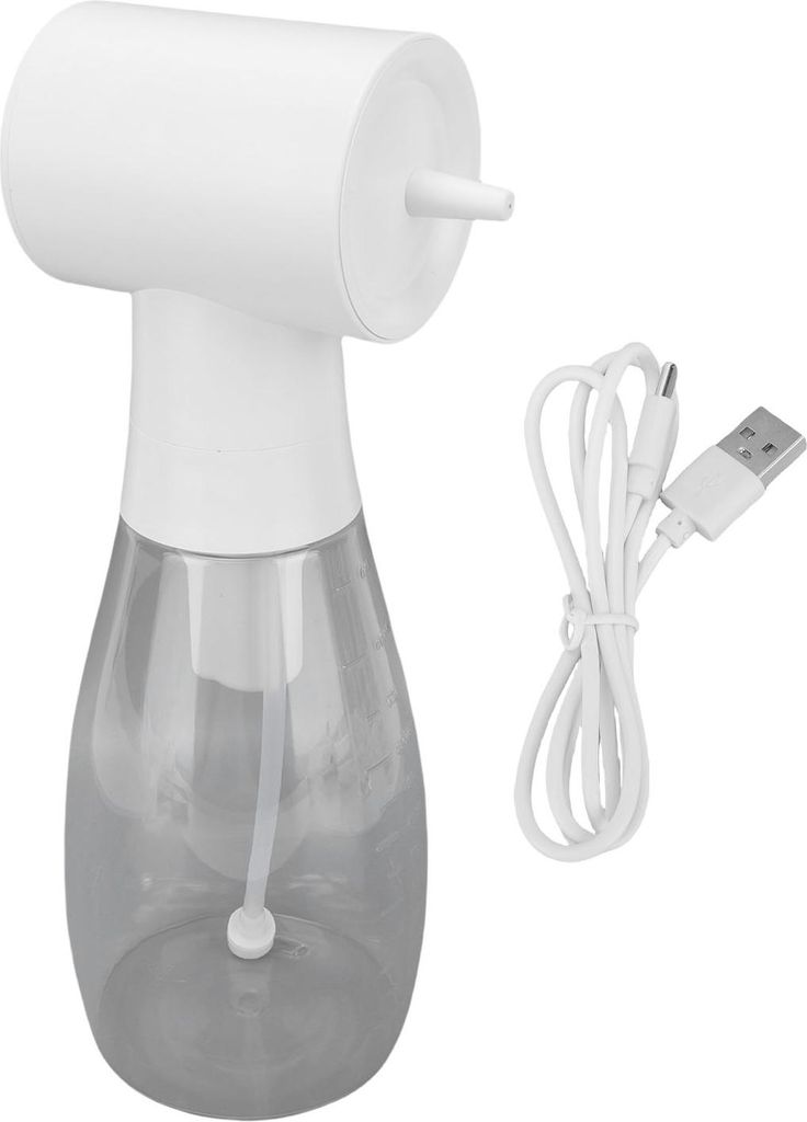 Elektrischer Schaum-Shampoo-Spender, 650 ml, wiederaufladbare Schaumseife für Badezimmer, Küche
