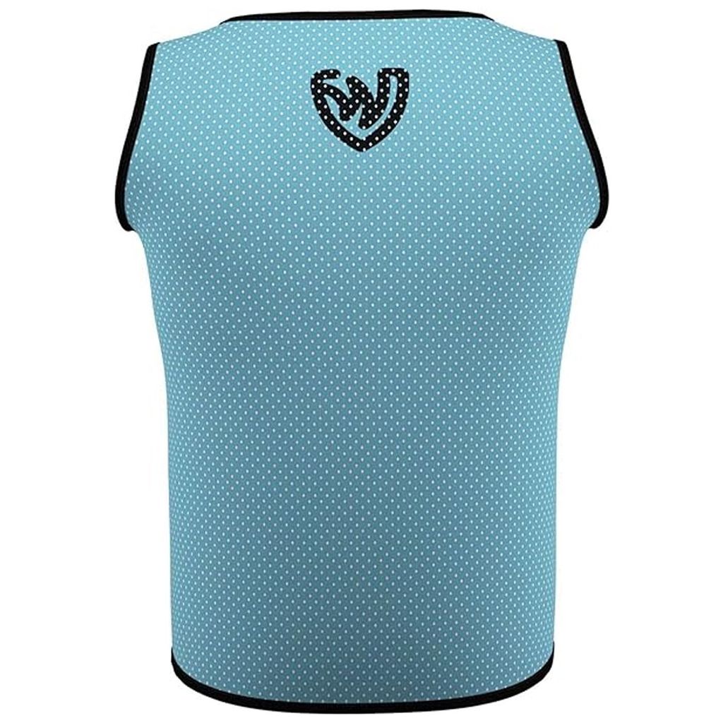 12x Fußball Leibchen Trainingsleibchen Markierungshemd Fußballleibchen für Kinder Jugend und Erwachsene, Farbe:Mittelblau, Bibs:Mini (S)