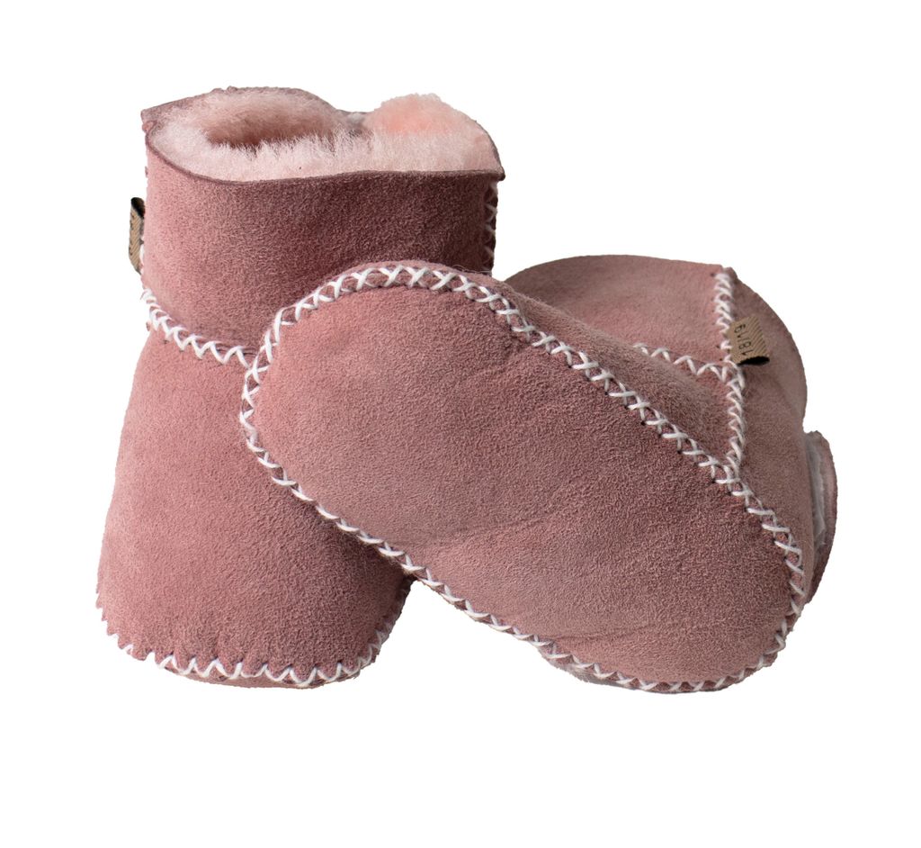 Baby Booties Modell PARIS aus Merino Lammfell mit Produktbild 5