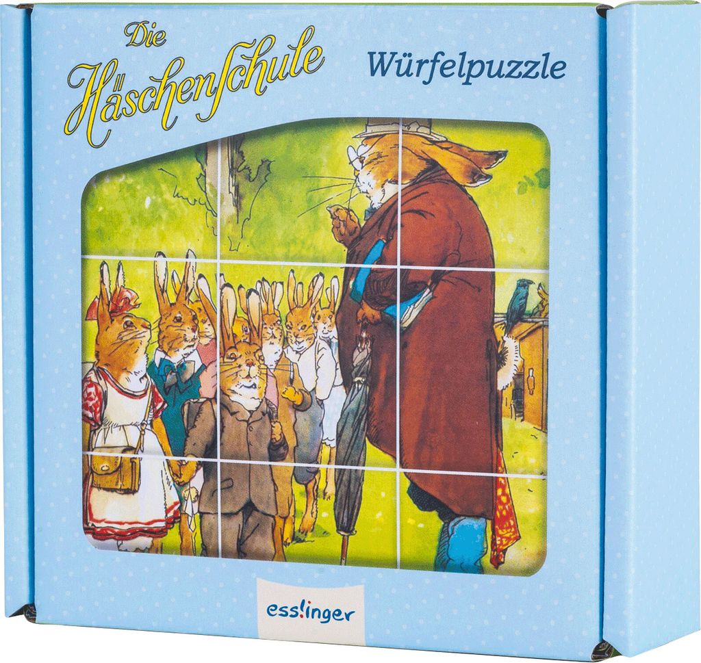 Die Häschenschule: Würfelpuzzle