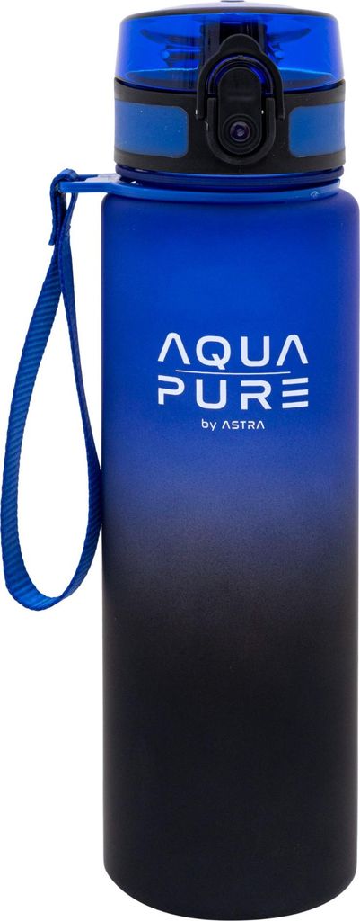 Aqua Pure 600ml Flasche blau/schwarz Astra Produktbild 