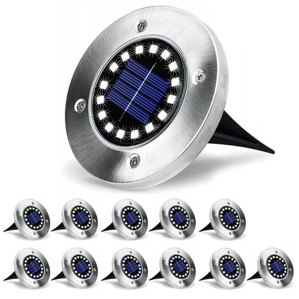 MasterLED Solar Gartenleuchte 12er Set 16xLED– 6500K Produktbild 