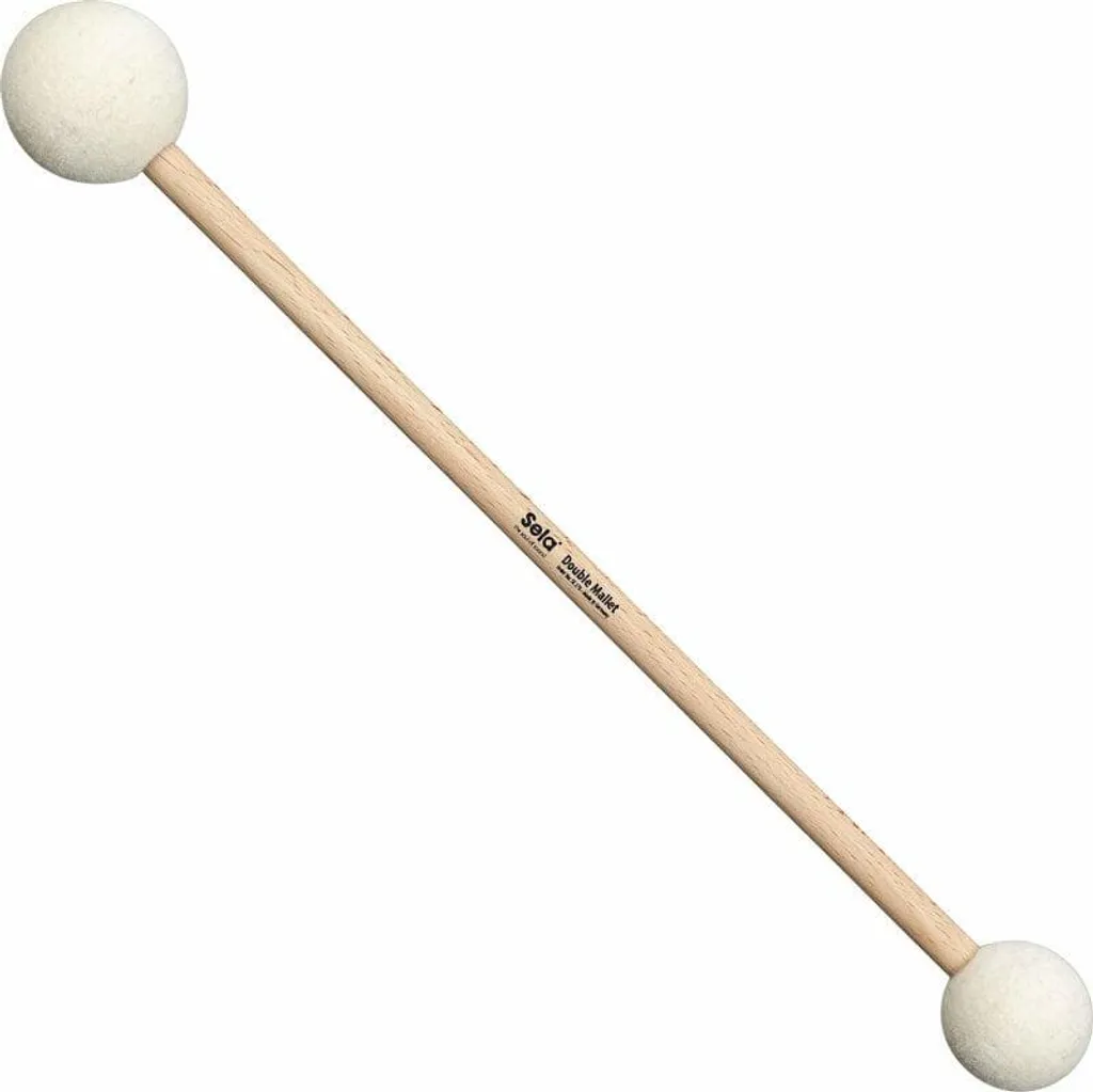Baguettes de timbales Sela SE 278 en hêtre et double tête feutre