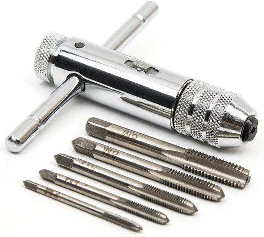 Metrische T-greep ratelwiel mit variabler Masse - M3 M4 M5 M6 M8