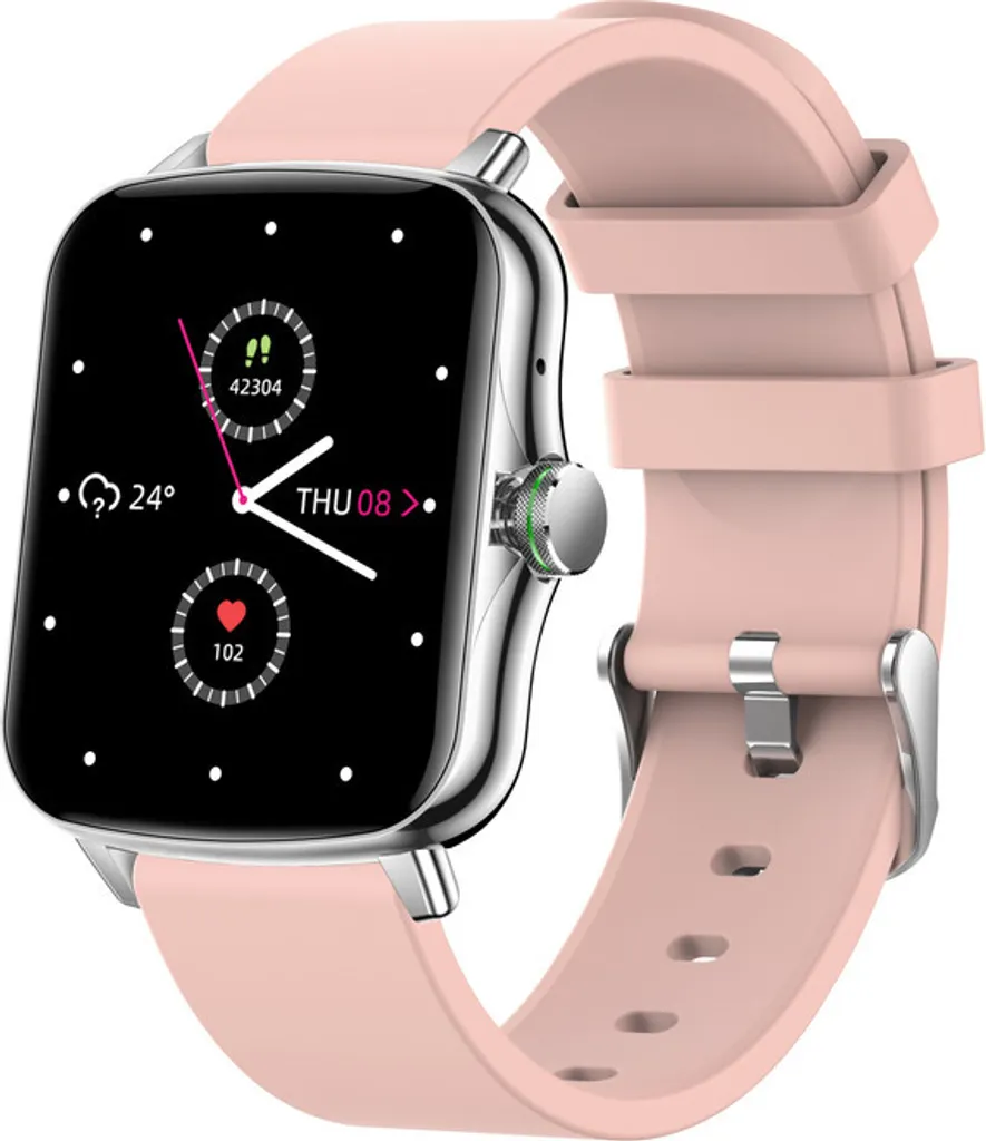 Montre Téléphone Adultes TK22 Rose Bracelet Connecté Sport et Santé