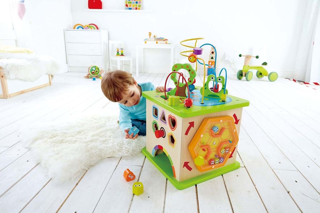 Hape Totally Amazing Motorikwürfel Kleine Tierchen, E1810 Produktbild 3