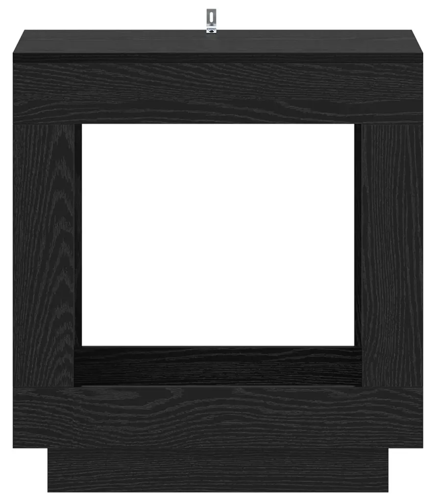 Table d'appoint compacte en chêne noir 60x40 cm, meuble robuste vidaXL - 3