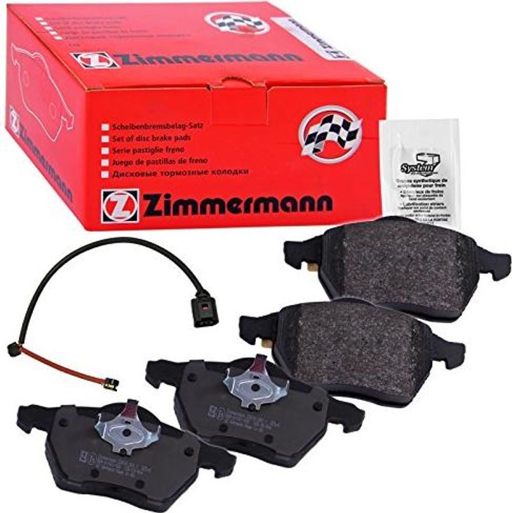 ZIMMERMANN Bremsbelagsatz für Alfa Romeo Fiat Lancia Bremsklötze Bremse vorne