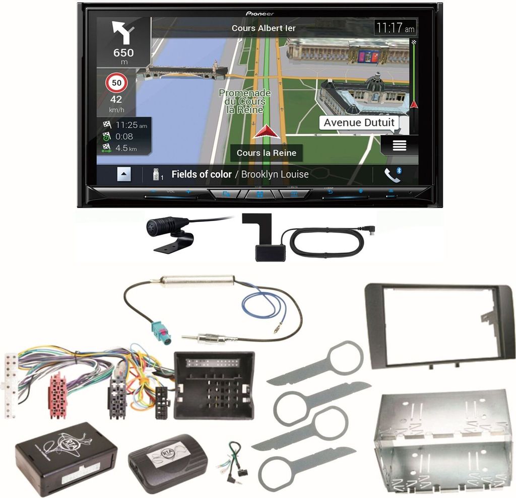Pioneer AVIC-Z930DAB Bluetooth Navigation DAB+ CD Einbauset Produktbild 