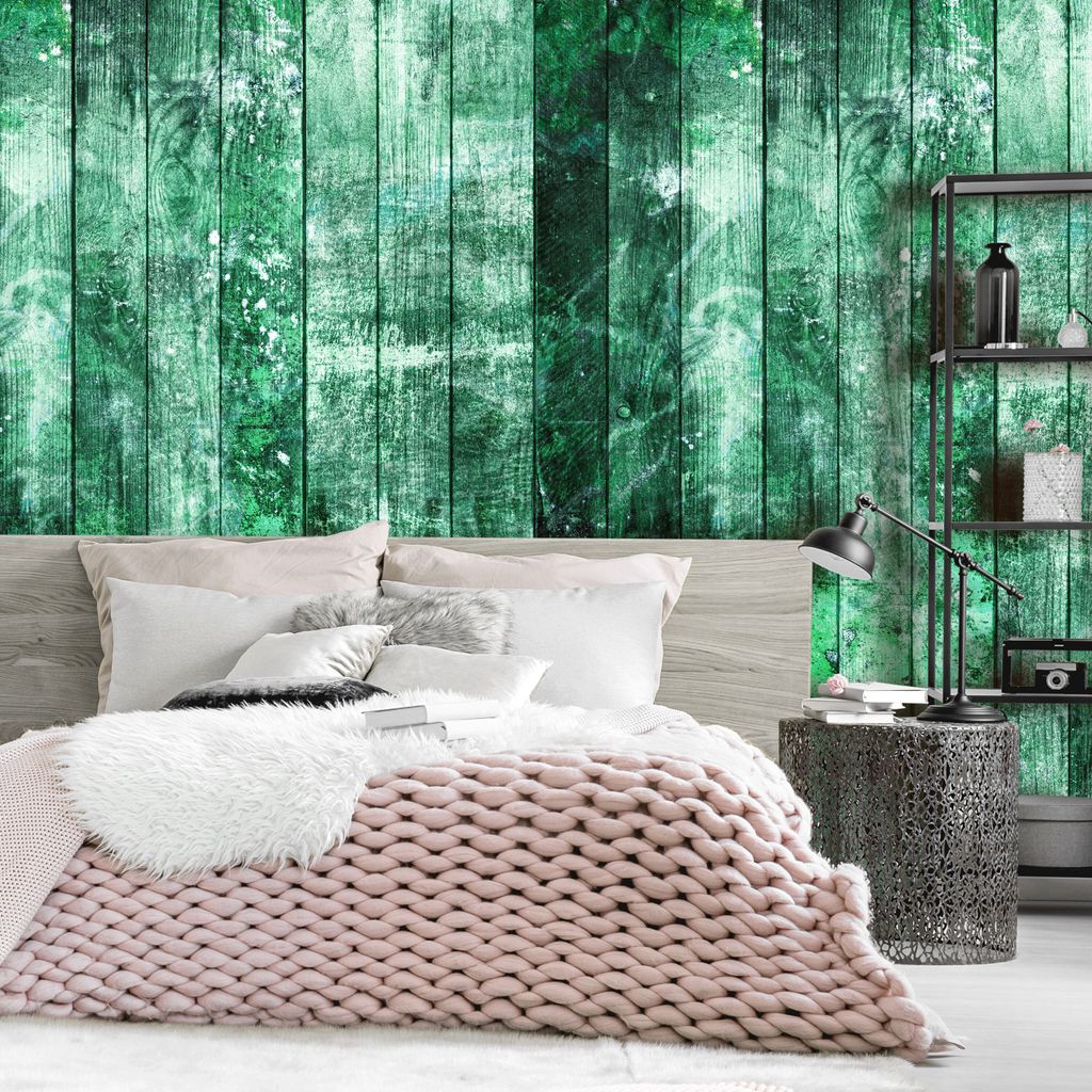 PURO TAPETE selbstklebend 10m Wandtattoo dekorative Möbelfolie Dekorfolie Fotofolie Panel Wandaufkleber Wandposter Wandsticker – Holzoptik Brett...