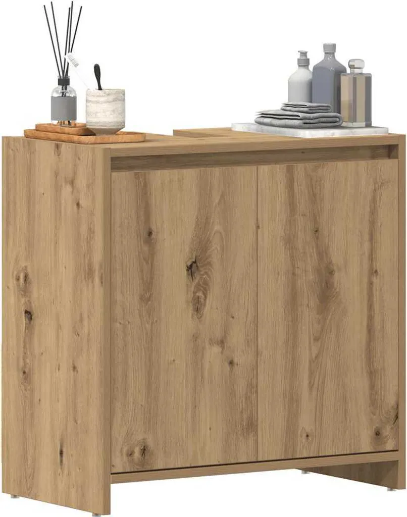 Mobile Sottolavabo Artisan Rovere 60x33x60 cm - Atmosfera Spa