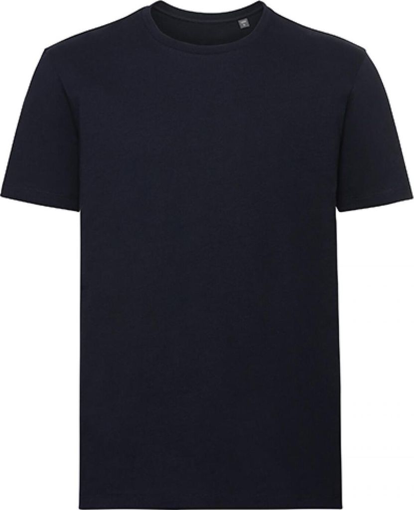 Russell R-108M-0 | Herren Authentic Tee Pure Organic, Single Jersey - Farbe: French Navy - Größe: XS