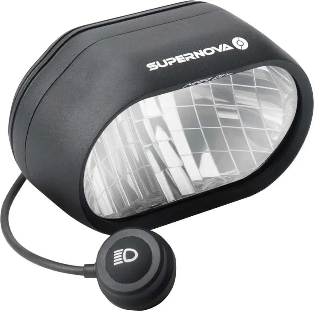 Supernova M99 DY PRO Phare Dynamo avec Feu de Route 200 Lux Noir