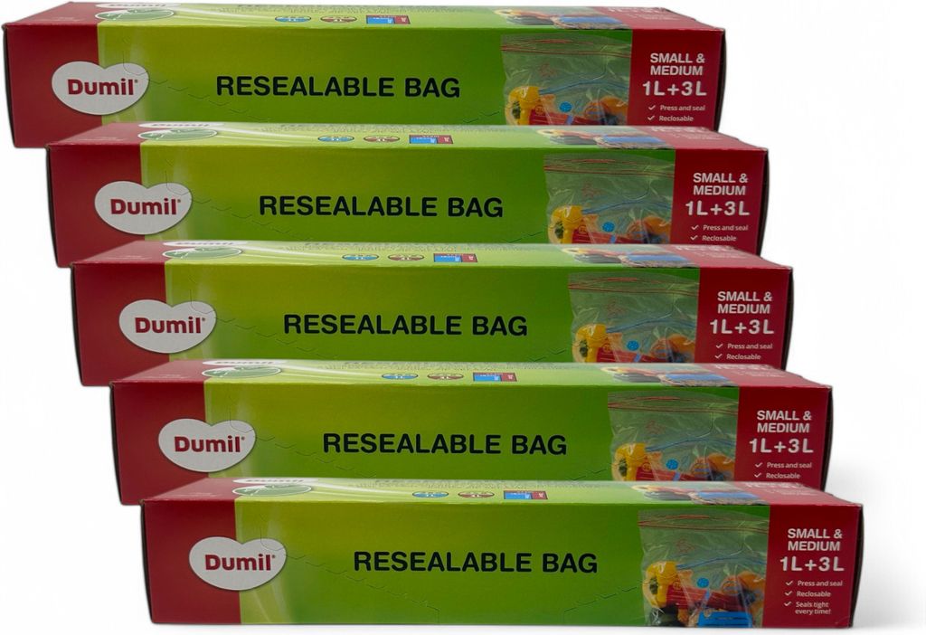 Wiederverschließbare Gefrierbeutel von Dumil – 25 Stück 1 Produktbild 