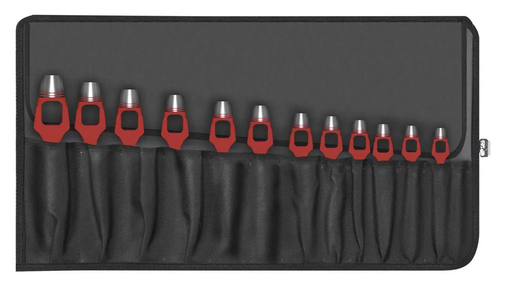 Paffrath 0120960 Punzoni a Ponte DIN 7200 A | Kit 7 Pezzi Acciaio