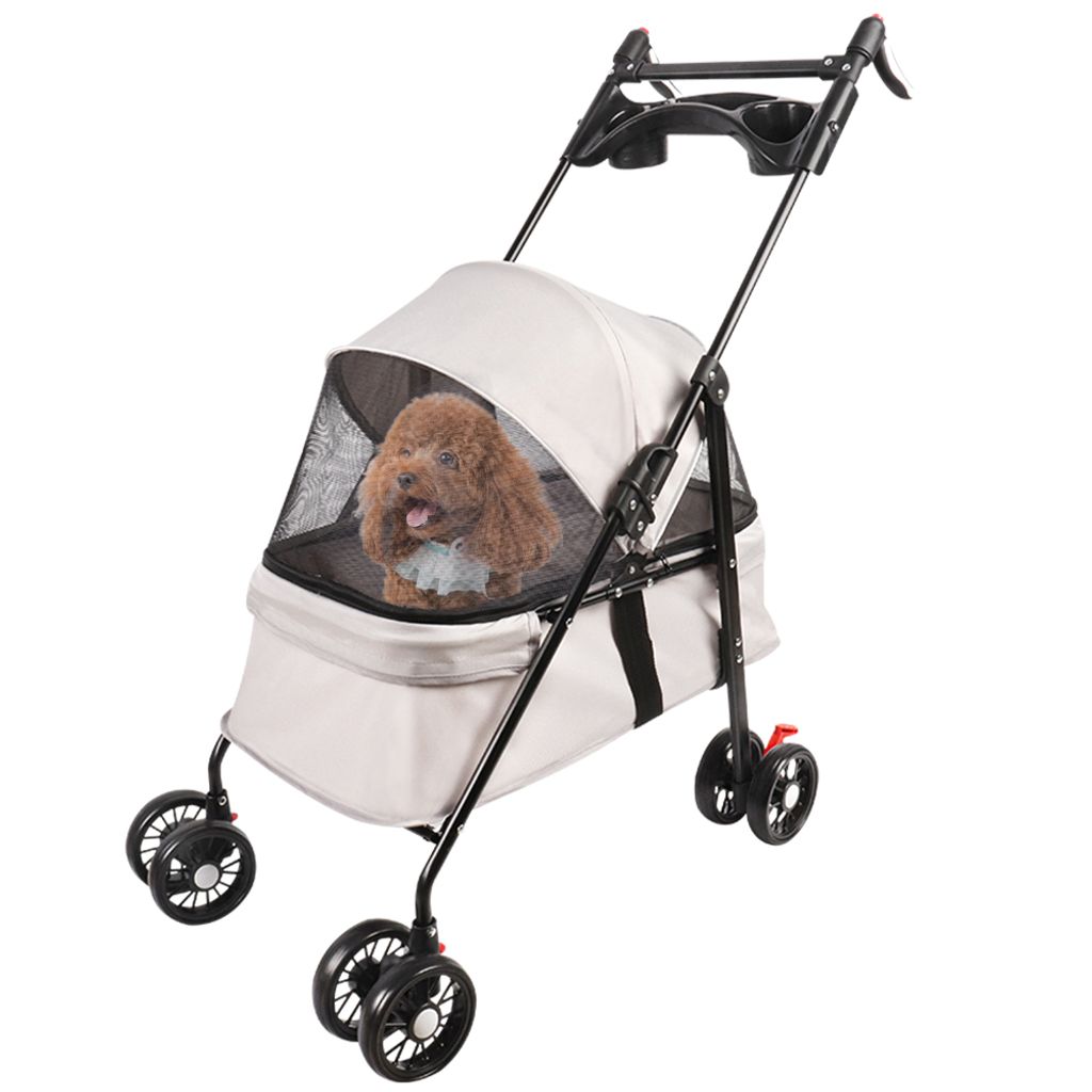 Klappbar Hundewagen Haustiere Buggy, bis 15 kg, Produktbild 