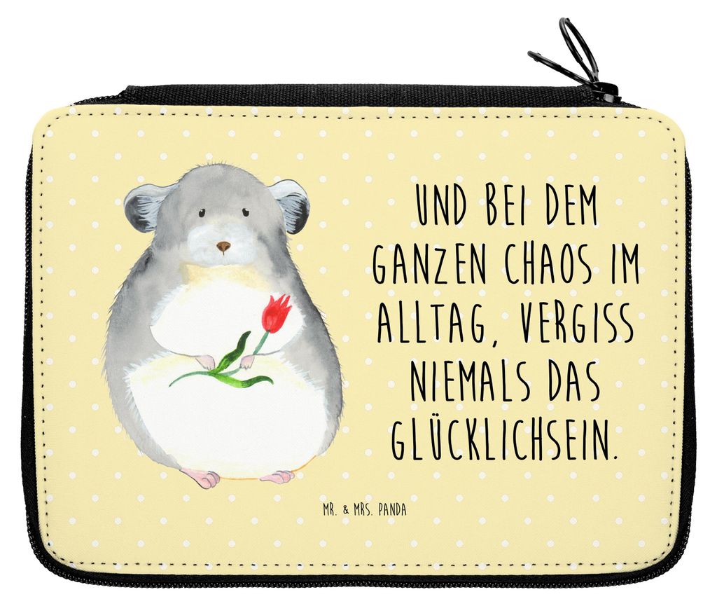 Mr. & Mrs. Panda Federtasche Chinchilla Blume - Gelb Produktbild 