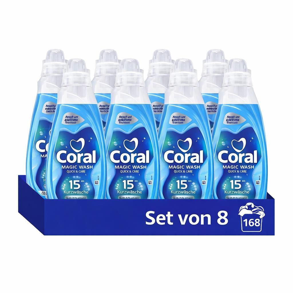 Coral Magic Wash Sport & Synthetik 8 x 21 WL - Vorteilspack Produktbild 