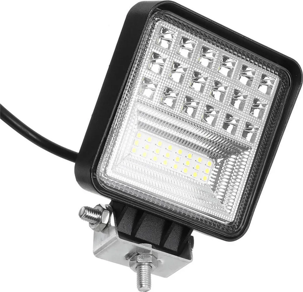 Faro Supplementare LED 48W per Moto e Auto IP68 - Luce Lavoro 3360lm