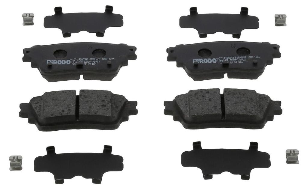 FERODO Bremsbeläge Satz Hinten für NISSAN Ariya (FE0) FDB5540