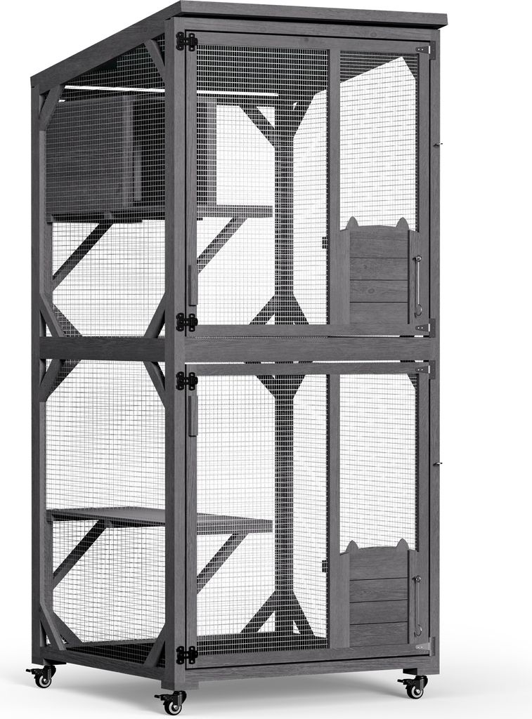 Wiltec zewnętrzna budka dla kota 74 x 78 x 180 cm, Zdjęcie produktu 