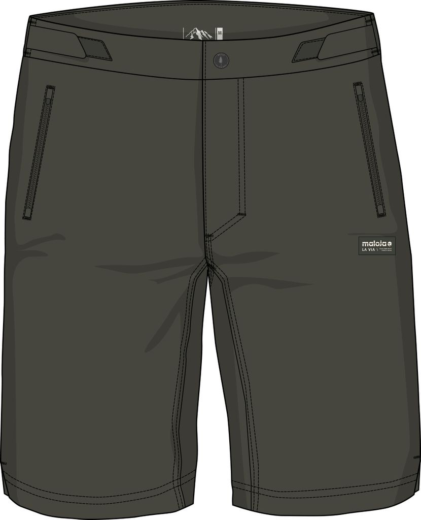 Maloja Herren Fahrradhose BardiM. alpine woods multi : M Größe: M