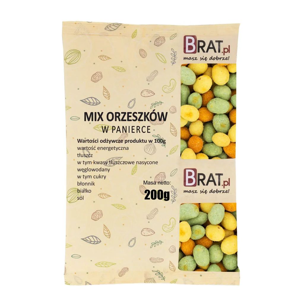 MIX orzeszków w panierce 200g Brat.pl Zdjęcie produktu 
