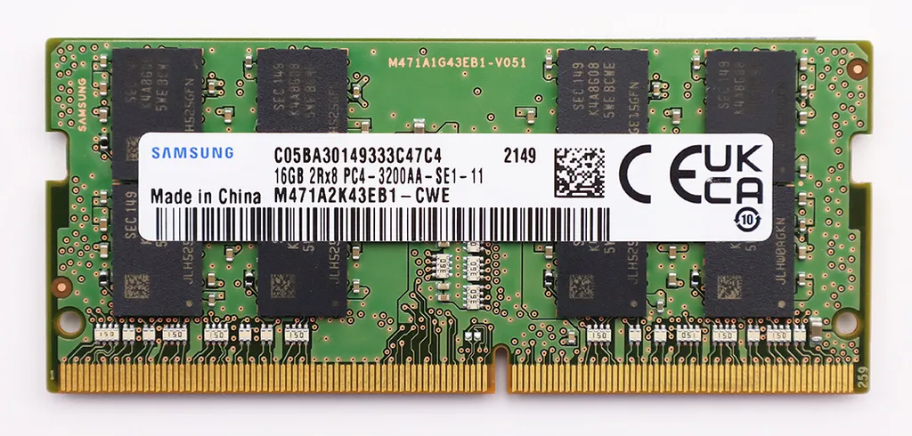 Extension RAM 16Go DDR4 3200MHz pour Télétravail et Multitâche Samsung