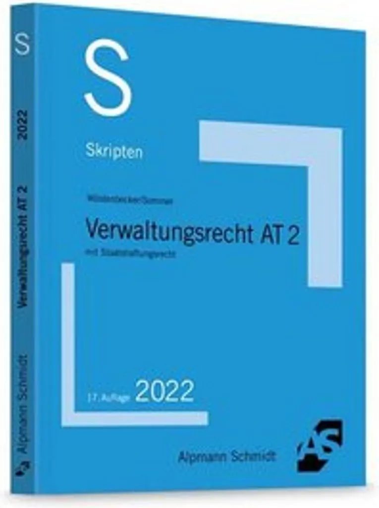 Skript Verwaltungsrecht AT 2 : Fiche de révision Droit Administratif