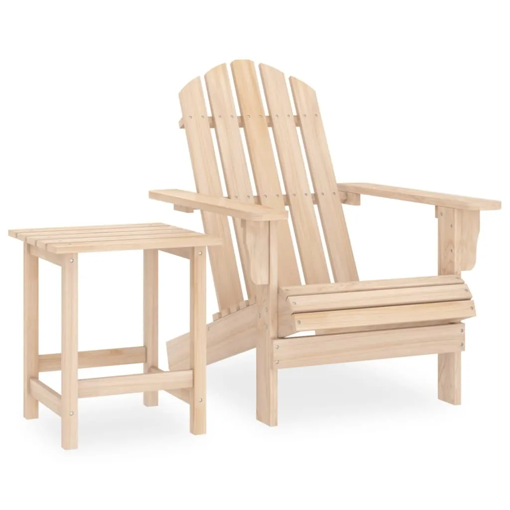 Sedia Adirondack Professionale The Living Store in Abete Massiccio