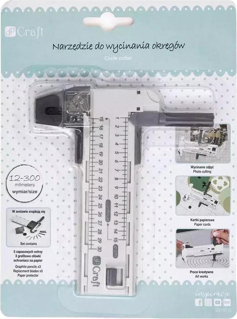 Narzędzie do wycinania okręgów kółek 12-300mm Zdjęcie produktu 