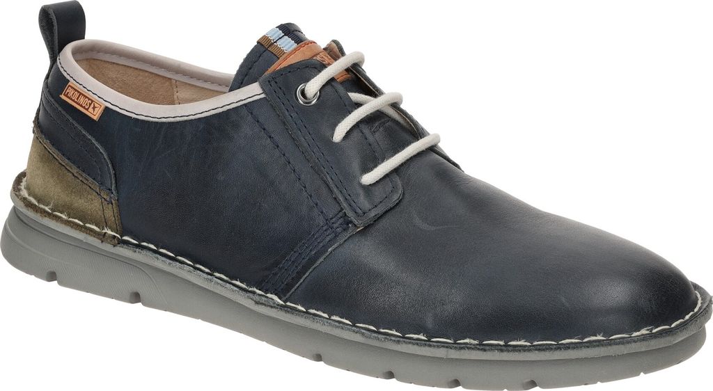 Pikolino's Schnürhalbschuhe bequem in blau, Gr. 40