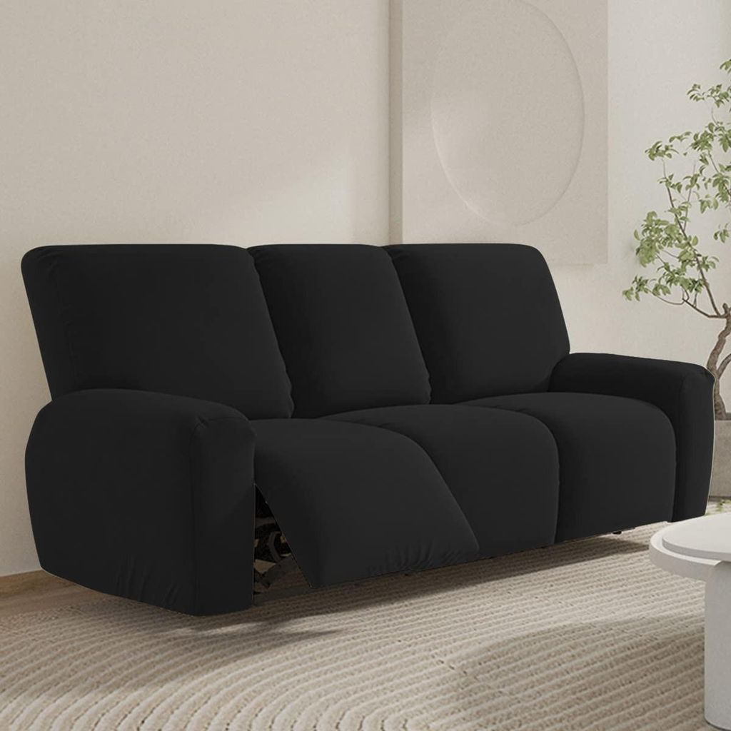 Stretch-Hülle für 3-Sitzer Relaxsofa mit Taschen Produktbild 
