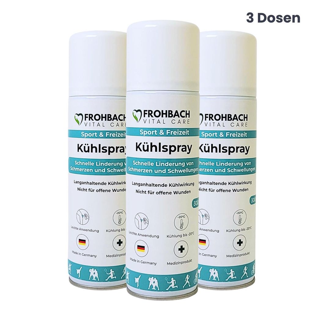 Frohbach - Kühlspray zur schnellen Linderung von Schmerzen Produktbild 