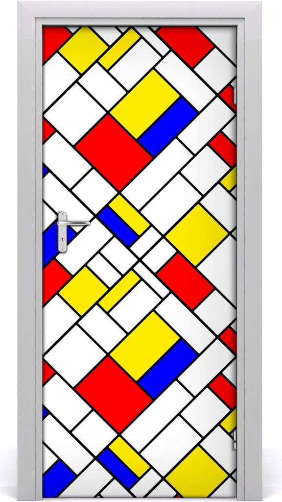 Tulup Türaufkleber 85x205 cm Dekorative Aufkleber Selbstklebend Wasserdichte Tapete Abnehmbar Schlafzimmer Wohnzimmer Wohnkultur - abstrakte Wand