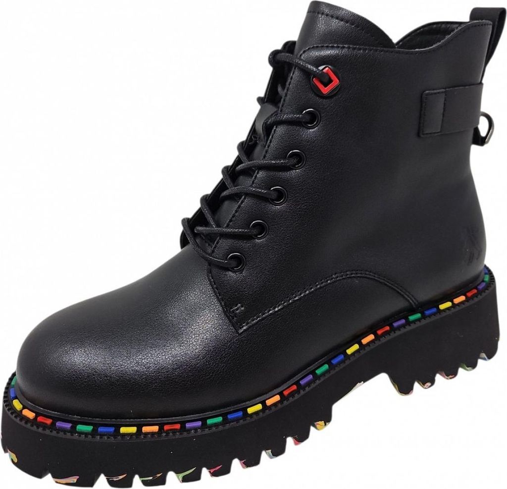 2 Go Fashion stivali stringati neri Immagine del prodotto 
